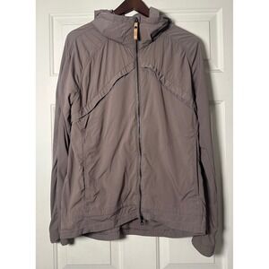 INDYGENA Pedro's‎ Women L Lightweight Hooded Jacket Taupe Full Zip Athletic